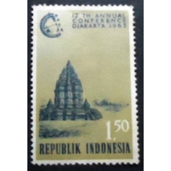 Selo da Indonésia de 1963 Pacific Area Travel Association Conference 1,5 anunciado