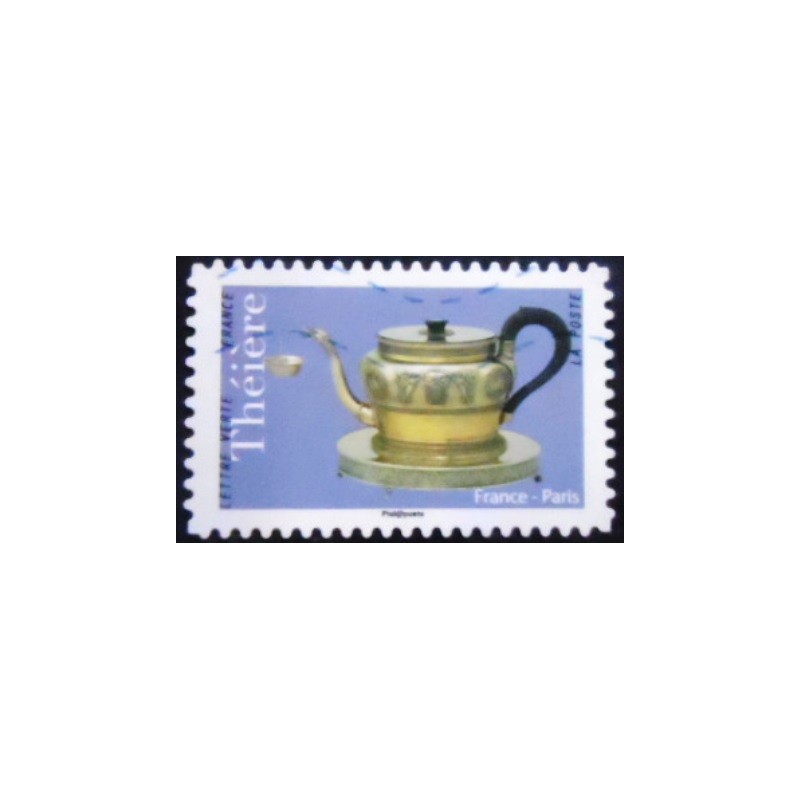 Selo postal da França de 2018 French Teapot from Paris anunciado