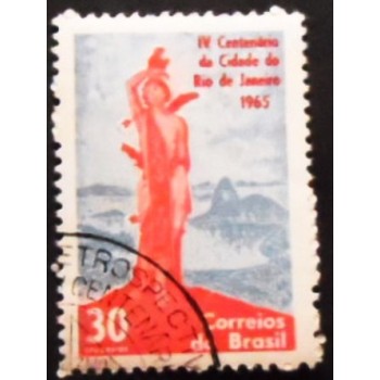 Selo postal do Brasil de 1964 Papa João XXIII NCC