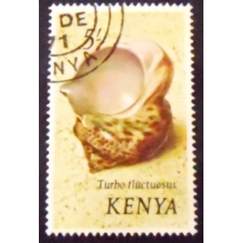 Selo postal do Quênia de 1971 Wavy Turban anunciado