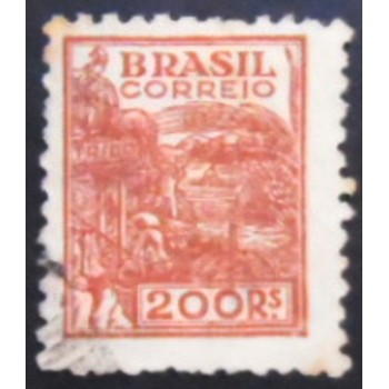 Imagem similar à do selo postal do Brasil de 1941 Trigo 200 U anunciado