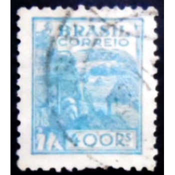 Imagem similar à do selo postal do Brasil de 1941 - Trigo 400 anunciado