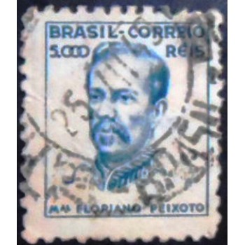 Selo postal do Brasil de 1941 Floriano Peixoto 5000 anunciado