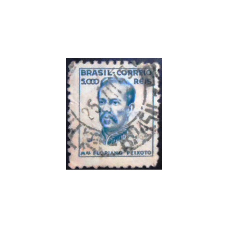 Selo postal do Brasil de 1941 Floriano Peixoto 5000 anunciado