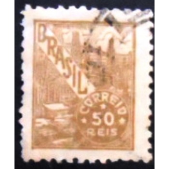 Imagem do selo postal do Brasil de 1942 Petróleo 50 anunciado