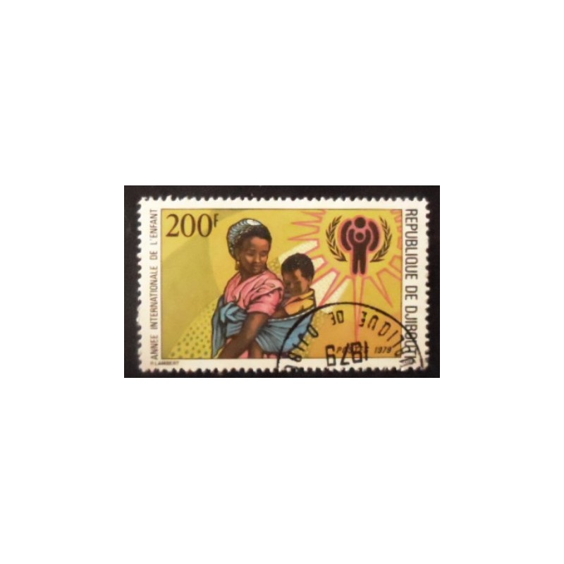 Selo postal de Djibouti de 1979 International Year of Child 200  anunciado