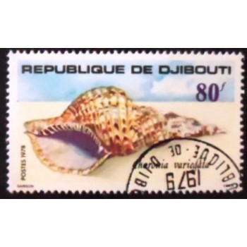 Selo postal de Djibouti de 1978 Atlantic Trito anunciado
