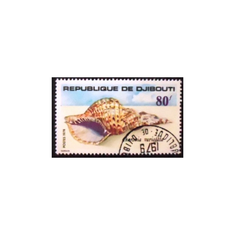 Selo postal de Djibouti de 1978 Atlantic Trito anunciado