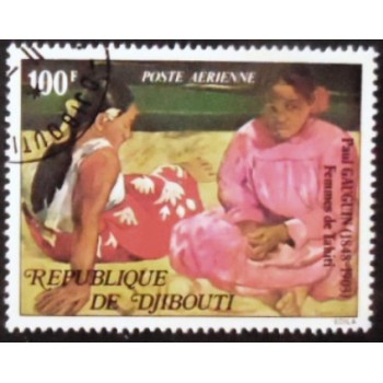 Selo postal de Djibouti de 1978 Tahitian Women by Gauguin anunciado