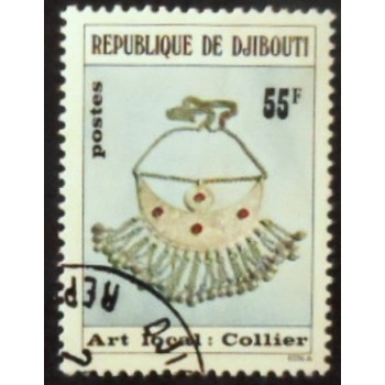 Selo postal de Djibouti de 1978 Silversmith's Art 55 anunciado