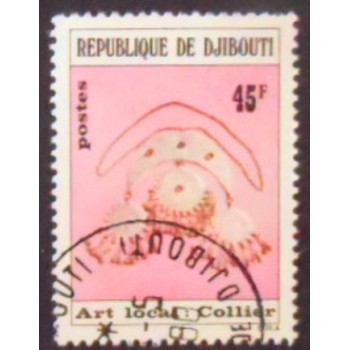 Selo postal de Djibouti de 1978 Silversmith's Art 45 anunciado