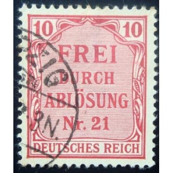 Imagem similar à do selo da Alemanha Reich de 1903 Kingdom of Prussia Official Stamps anunciado