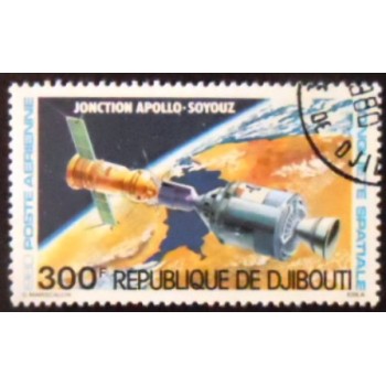 Selo postal de Djibouti de 1980 Apollo-Soyuz Space Project anunciado