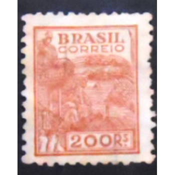 Imagem similar à do selo postal regular do Brasil 1942 Trigo 300 U anunciado