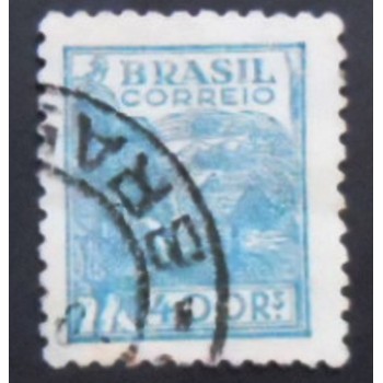 Imagem similar à do selo postal do Brasil de 1942 Agricultura 400 U anunciado