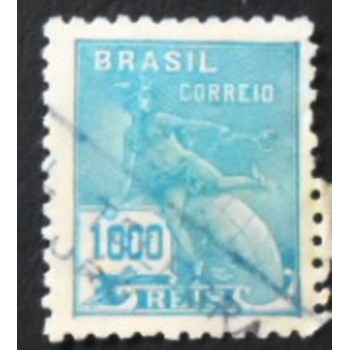 Imagem similar à do selo postal do Brasil 1940 Mercúrio 1000 U anunciado