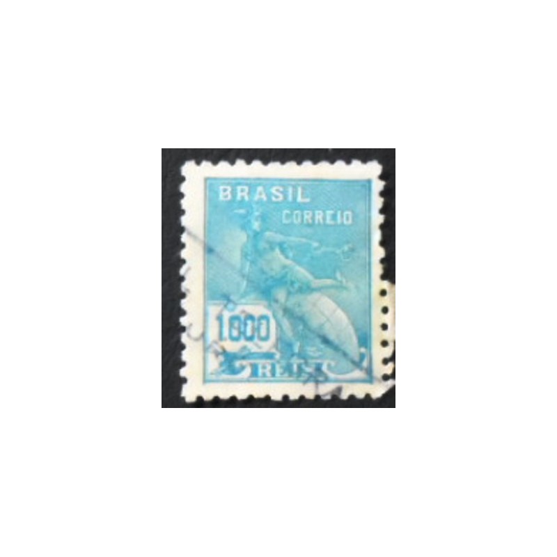 Imagem similar à do selo postal do Brasil 1940 Mercúrio 1000 U anunciado