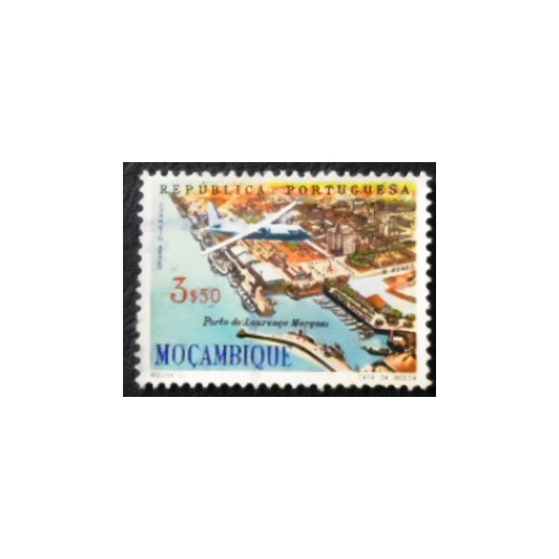 Selo da Moçambique de 1962 Harbour of Lourenco Marques anunciado