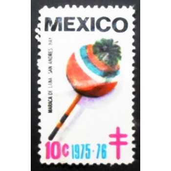 Selo postal do México de 1975 Marica de Lana anunciado