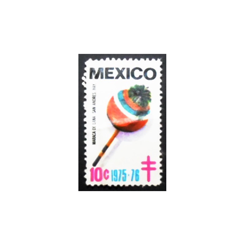 Selo postal do México de 1975 Marica de Lana anunciado