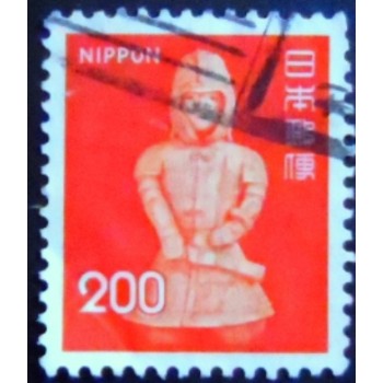 Imagem similar à do selo postal do Japão de 1976 Hollow Clay U anunciado