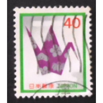 Selo postal do Japão de 1983 Origami Crane anunciado