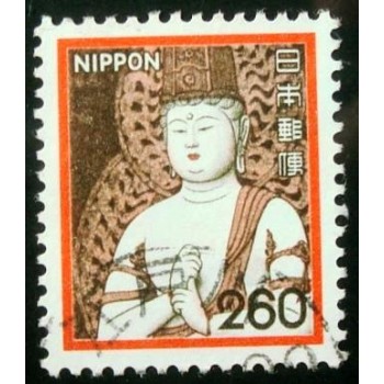 Imagem similar à do selo postal do Japão de 1981 Chuson-ji anunciado