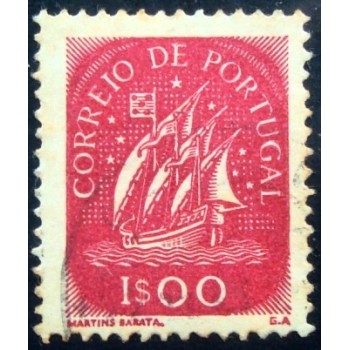 Imagem similar à do selo postal de Portugal de 1943 Caravel 1 U anunciado