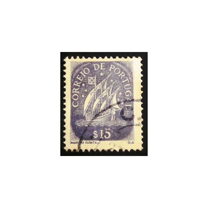 Imaem similar à do selo postal de Portugal de 1943 Caravel $15 U anunciado