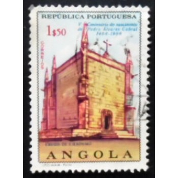 Selo postal da Angola de 1968 St.Jerome Convent U anunciado