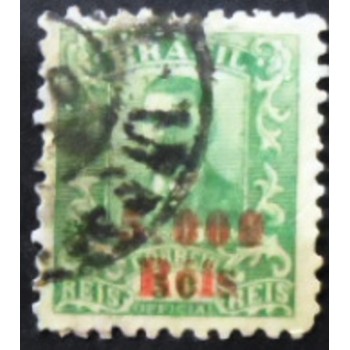 Selo postal do Brasil de 1928 Wenceslau Braz 5000/50 anunciado