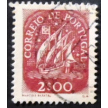 Imagem similar à do selo postal de Portugal de 1943 Caravel 2$ anunciado