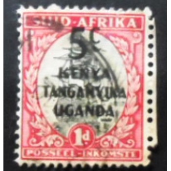 Selo postal da África Oriental Britânica de 1941 Caravels anunciado