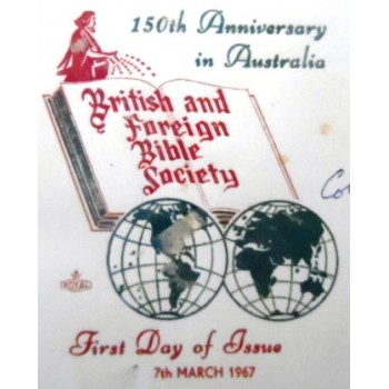 FDC da Austrália de 1967 150th anniversary in Australia detalhe
