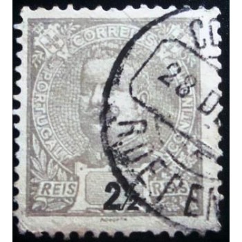 Imagem similar à do selo postal de Portugal de 1895 King Carlos I 2½ U