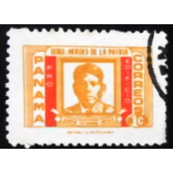 Selo postal do Panamá de 1973 Victoriano Lorenzo