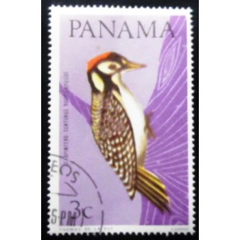 Selo postal do Panamá de 1965 Woodpecker MCC