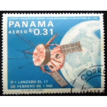Selo postal do Panamá de 1966 D-1 A MCC