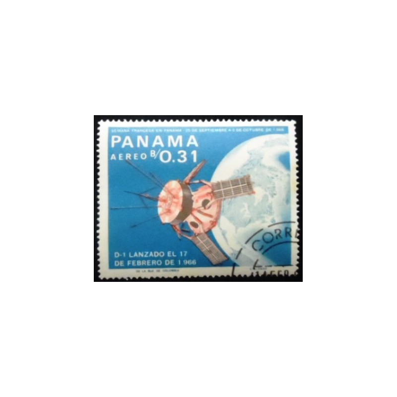 Selo postal do Panamá de 1966 D-1 A MCC