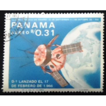 Selo postal do Panamá de 1966 D-1 A NCC