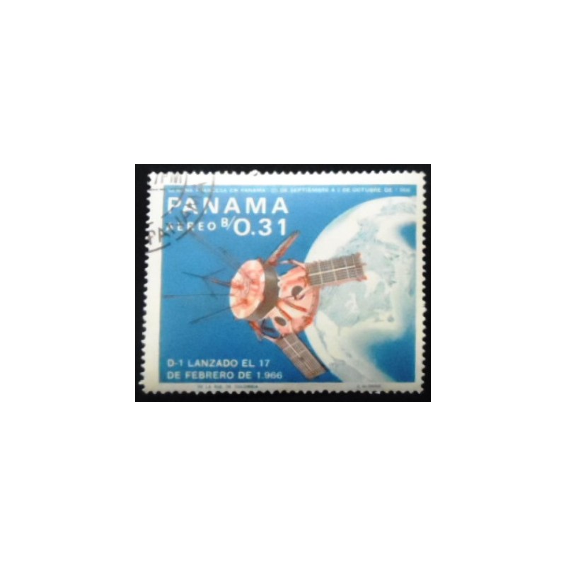 Selo postal do Panamá de 1966 D-1 A NCC