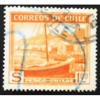 Imagem similar à do selo postal do Chile de 1938 Calbuco U