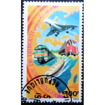 Selo postal de Djibouti de 1981 Transportation