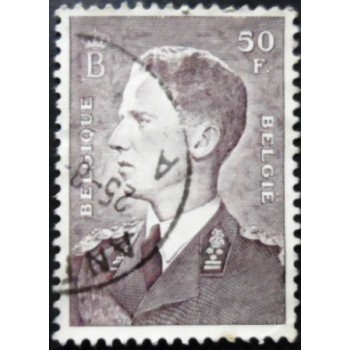 Selo postal da Bélgica de 1952 King Baudouin