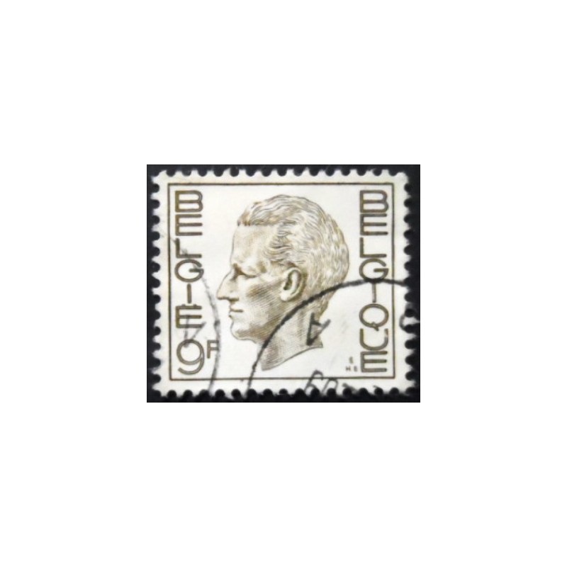 Selo postal da Bélgica de 1971 King Baudouin 9