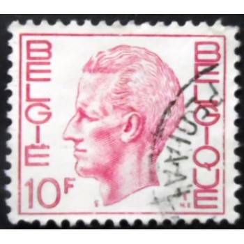 Imagem similar à do selo postal da Bélgica de 1971 King Baudouin 10