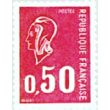 Selo postal da França 1971 Marianne type Béquet 50 N