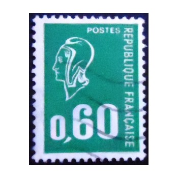 Selo postal da França de 1974 Marianne type Béquet 60 Ax