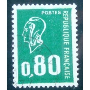 Imagem similar à do selo postal da França 1976 Marianne type Béquet 80