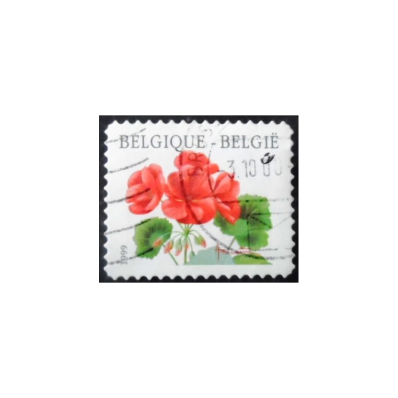 Selo postal da Bélgica de 1999 Geranium